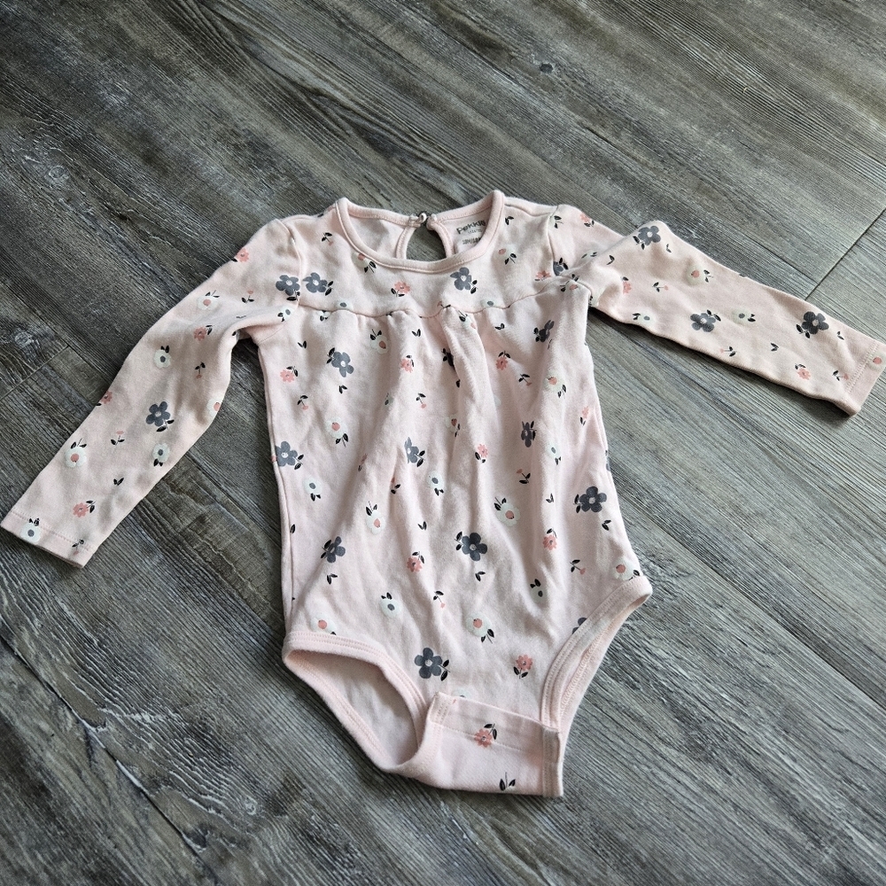 18M Girls Floral Pink Kids One Piece